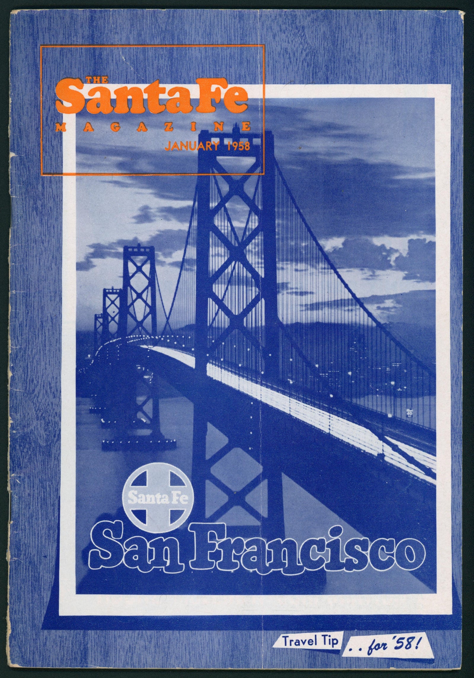 Santa Fe Railroad Magazine - Authentic Vintage Magazine/Book