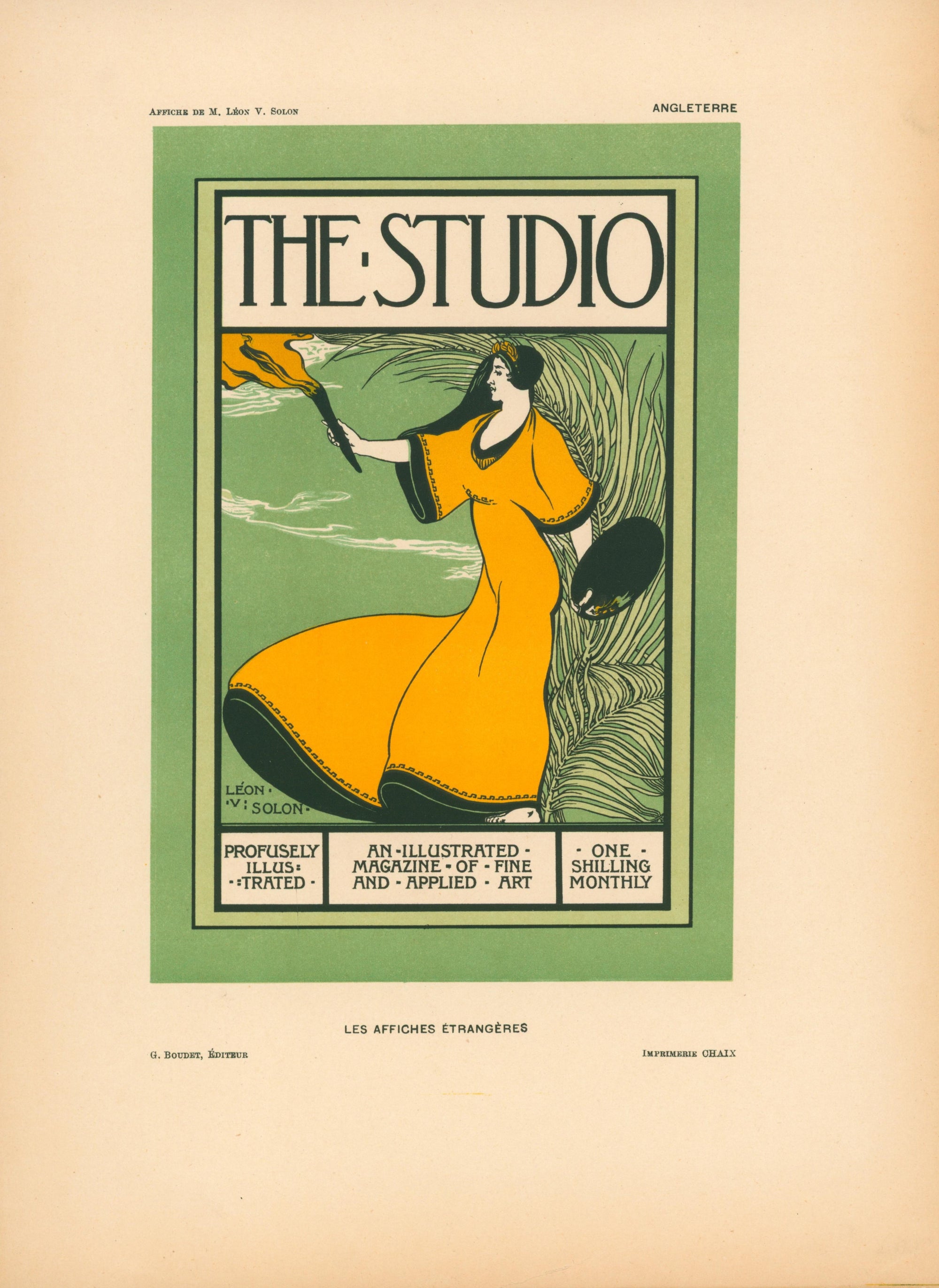 Harpers_2 Studio - Authentic Vintage Antique Print