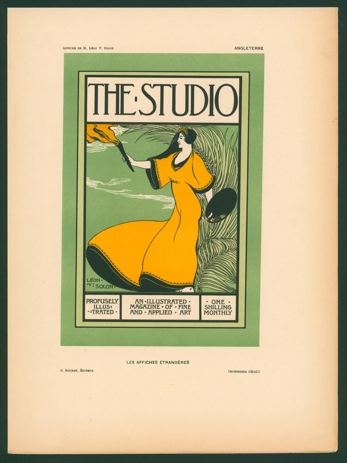 Harpers_2 Studio - Authentic Vintage Antique Print