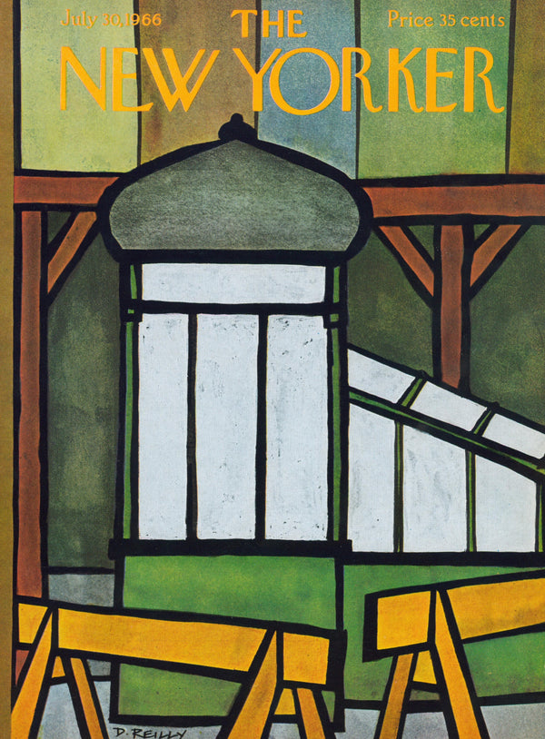 Subway Station- The New Yorker - Authentic Vintage Cover Art