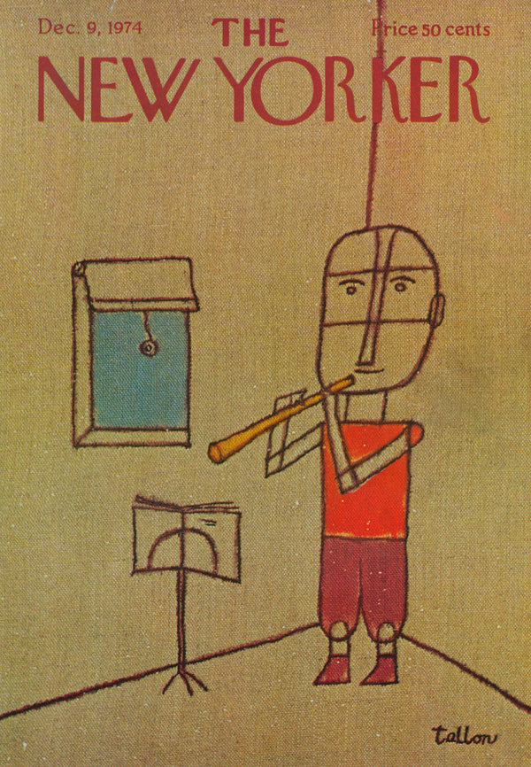 Music Practice- The New Yorker - Authentic Vintage Cover Art