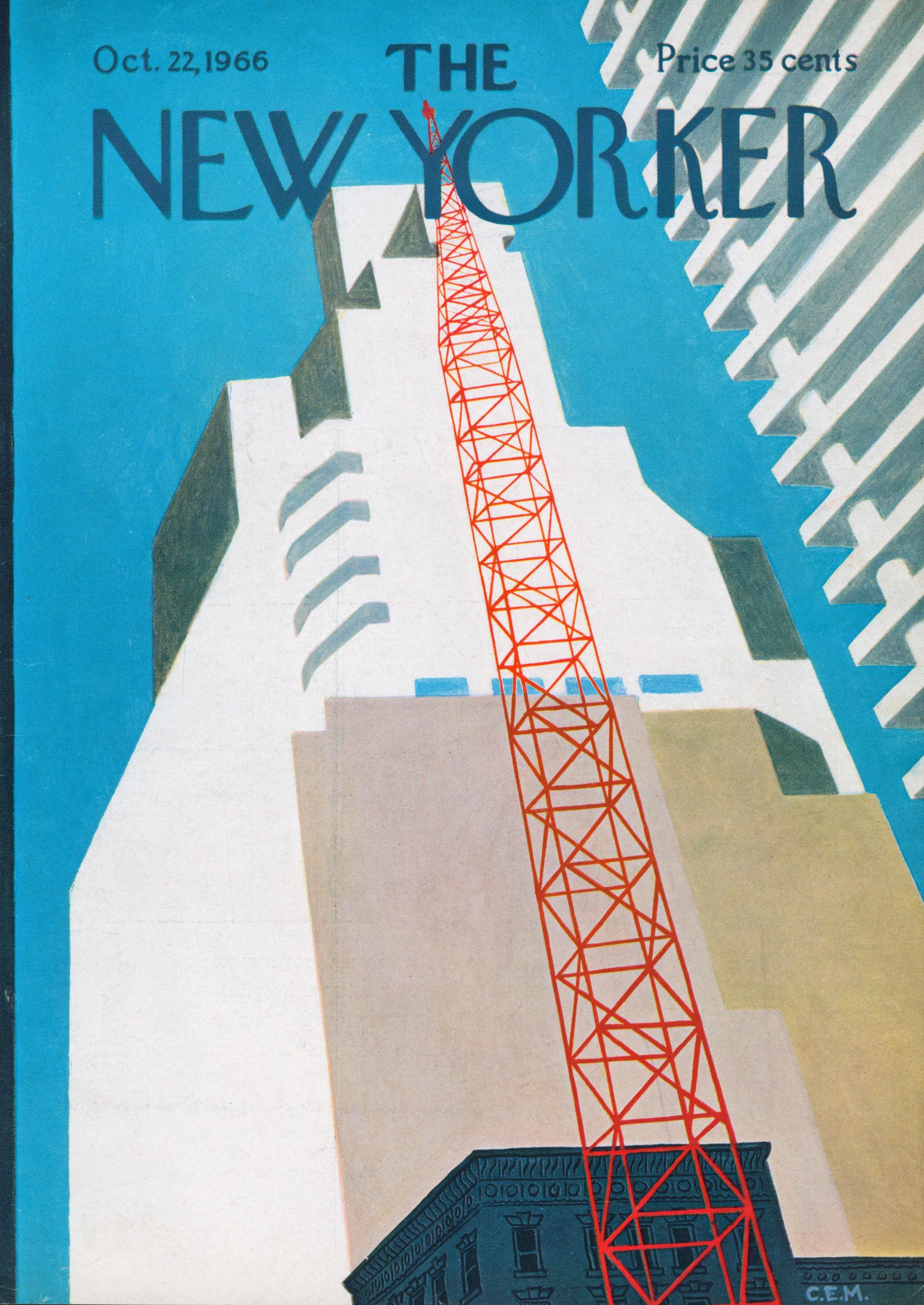 Metropolitan- The New Yorker - Authentic Vintage Antique Print