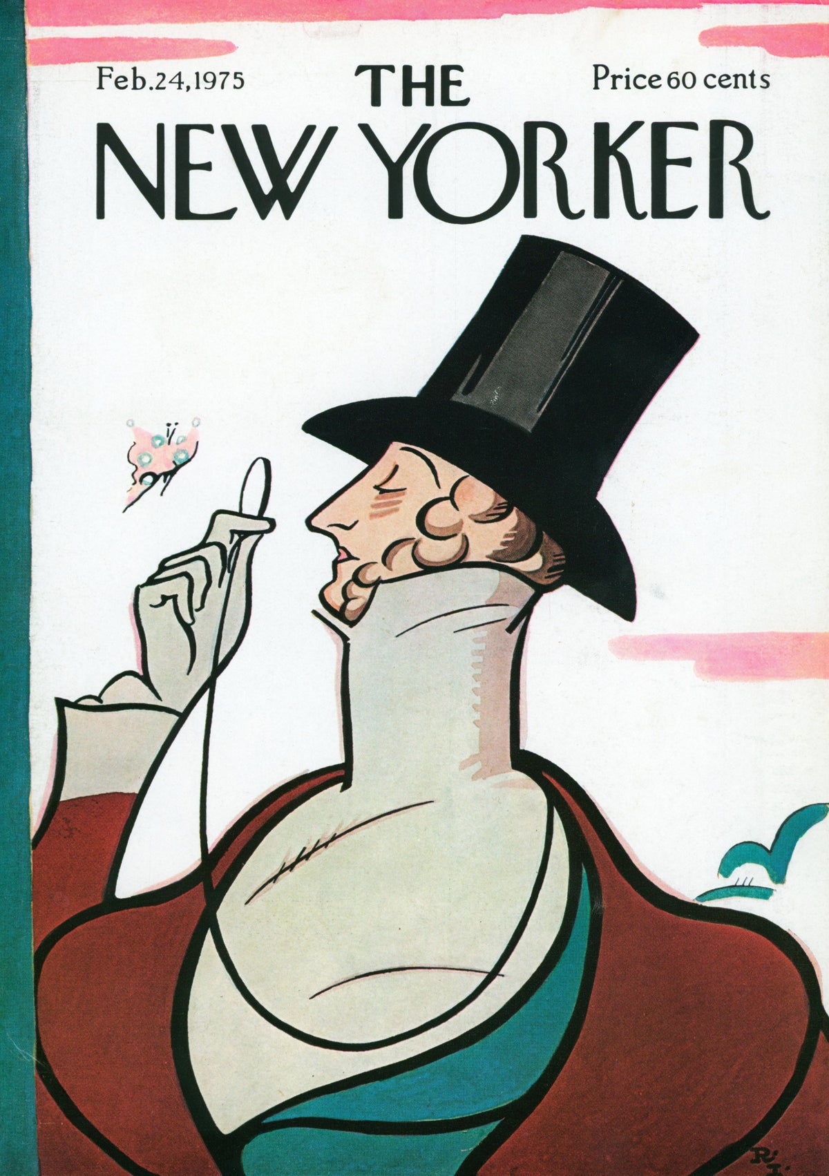 Eustace Tilley- The New Yorker - Authentic Vintage Antique Print