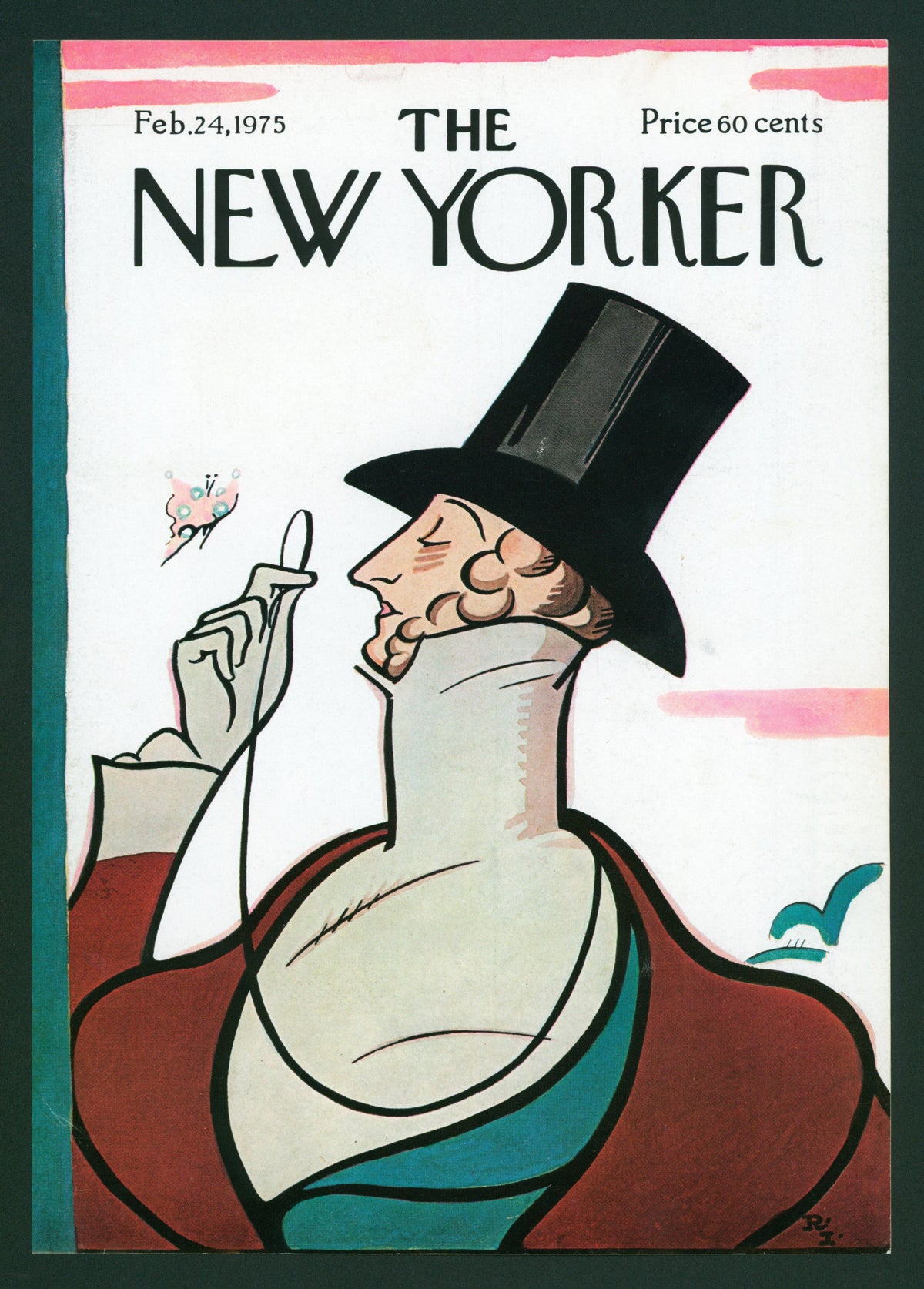 Eustace Tilley- The New Yorker - Authentic Vintage Antique Print