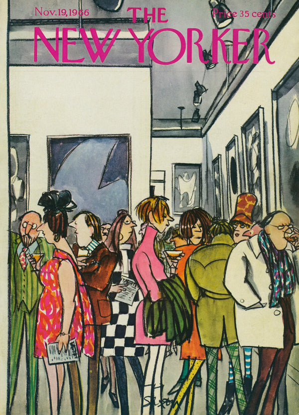 Art Show- The New Yorker - Authentic Vintage Cover Art