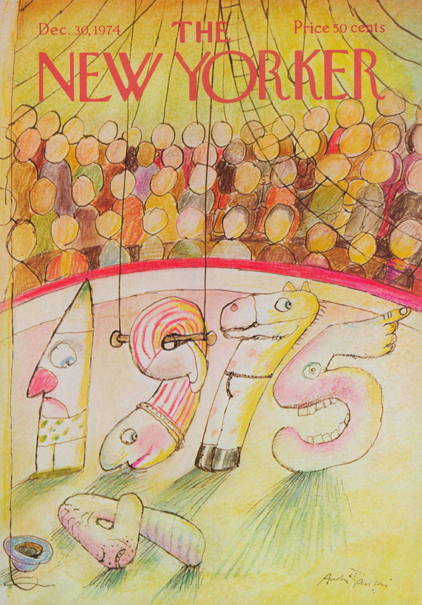 1975 Circus- The New Yorker - Authentic Vintage Cover Art