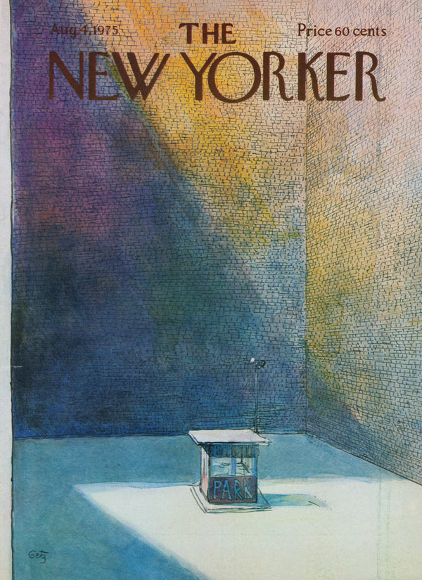Park Watch- The New Yorker - Authentic Vintage Cover Art
