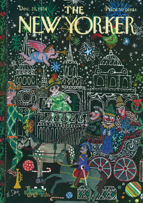 December Nights- The New Yorker - Authentic Vintage Cover Art