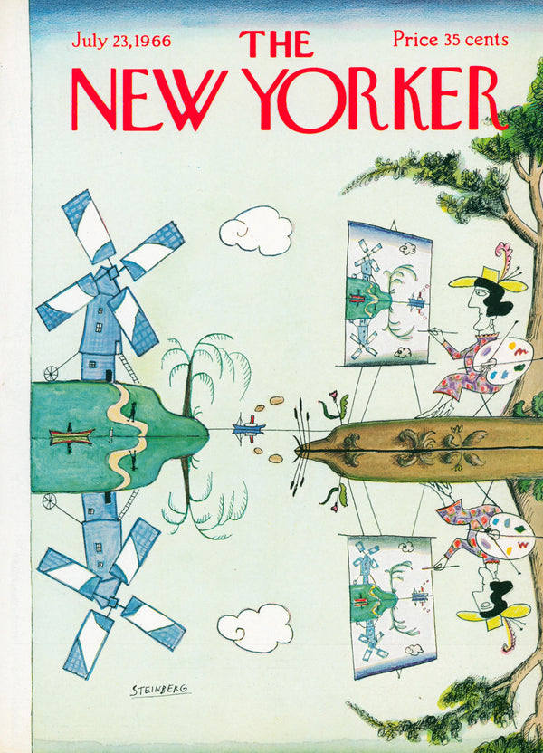 Painter's Muse- The New Yorker - Authentic Vintage Cover Art