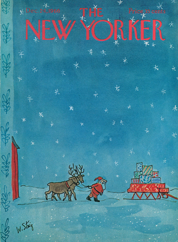 Christmas Eve- The New Yorker - Authentic Vintage Cover Art