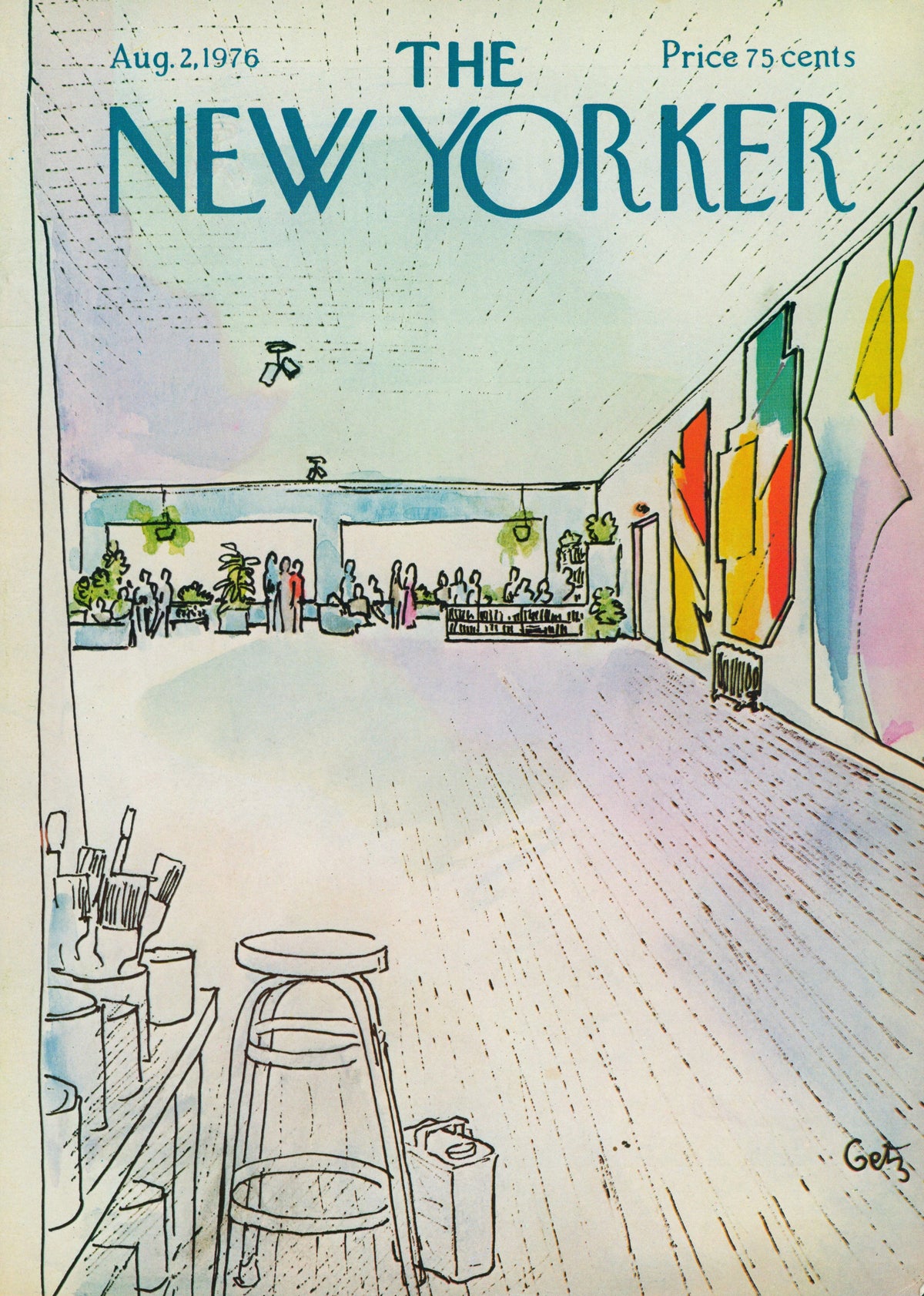 Gallery Tour- The New Yorker - Authentic Vintage Antique Print