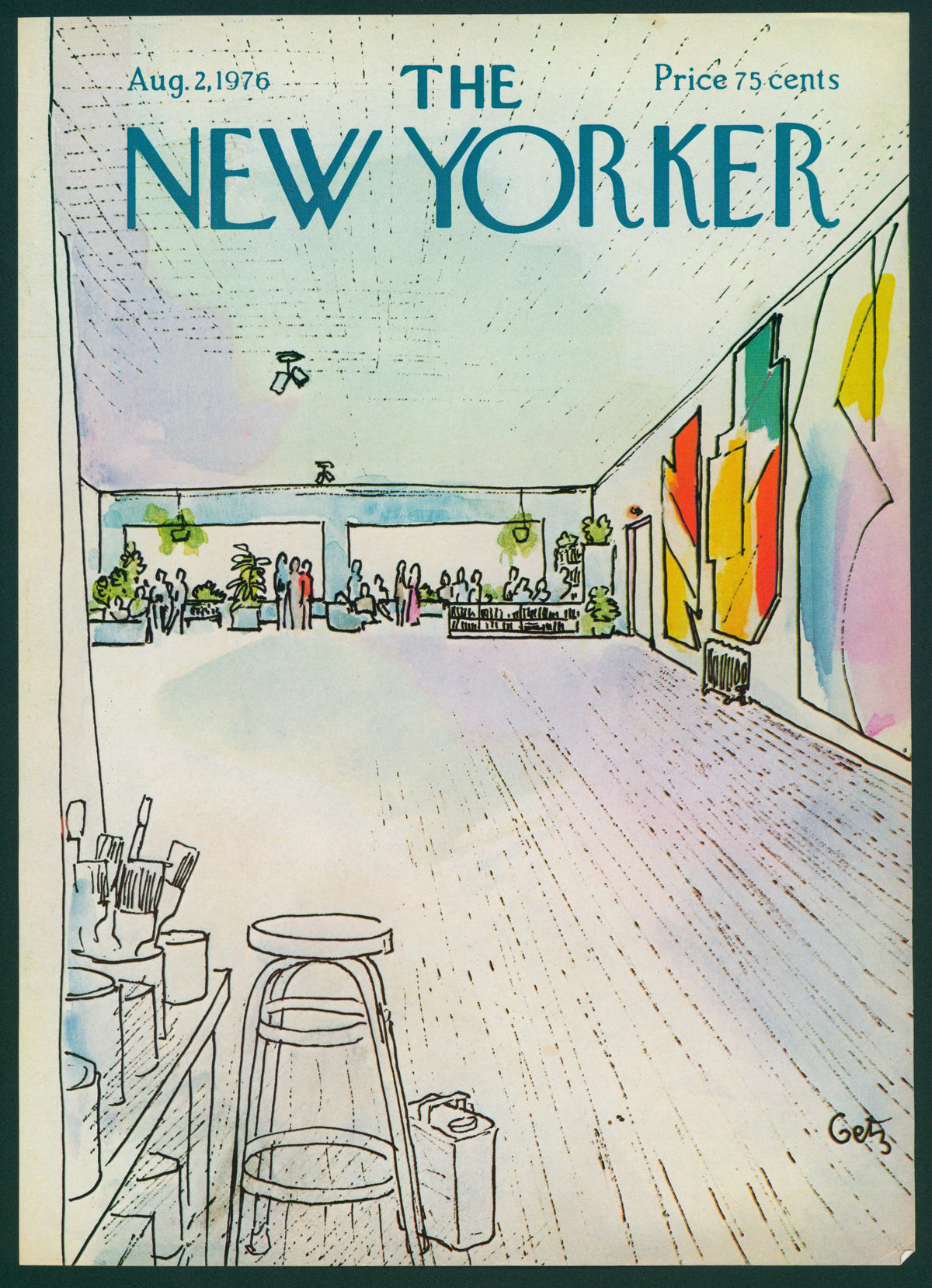 Gallery Tour- The New Yorker - Authentic Vintage Antique Print