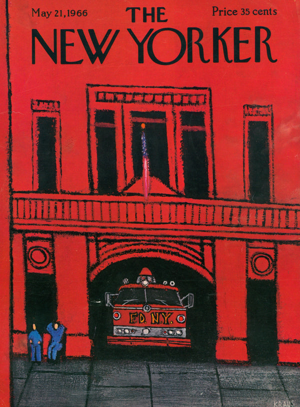 FDNY- The New Yorker - Authentic Vintage Cover Art