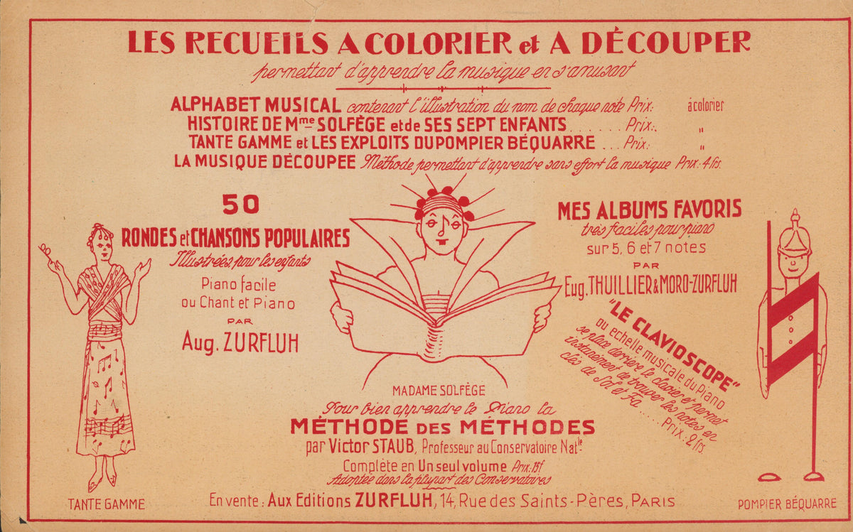 Musical Alphabet Coloring Book - Authentic Vintage Magazine/Book