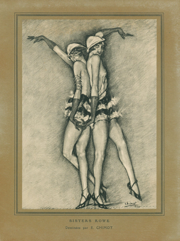 Sisters Rowe- Casino de Paris - Authentic Vintage Cover Art