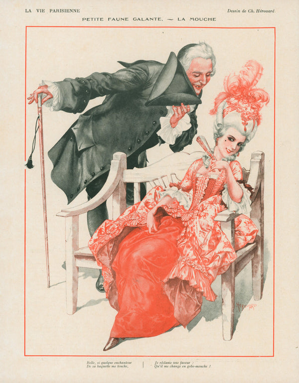 Beautiful Enchantment- La Vie Parisienne - Authentic Vintage Illustration