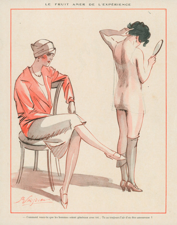Fruit of Experience- La Vie Parisienne - Authentic Vintage Cover Art