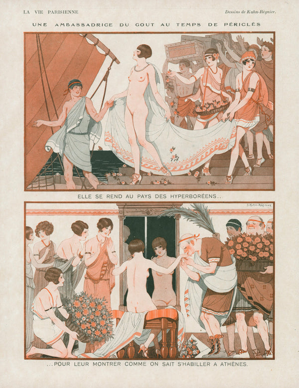 The Ambassador- La Vie Parisienne - Authentic Vintage Cover Art