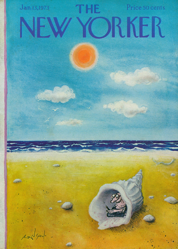 Magic Conch- The New Yorker - Authentic Vintage Cover Art