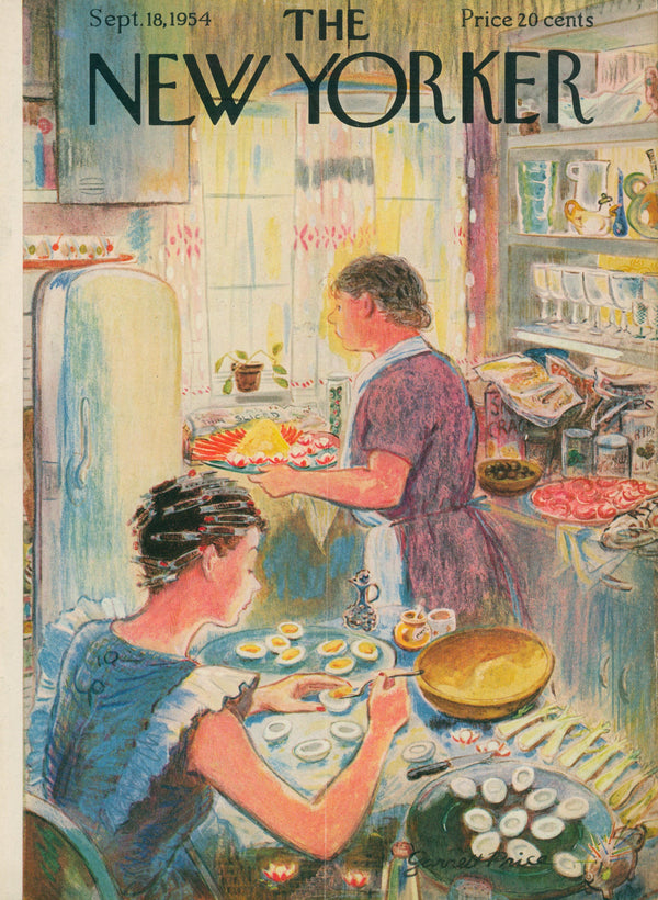 Deviled Eggs- The New Yorker - Authentic Vintage Cover Art