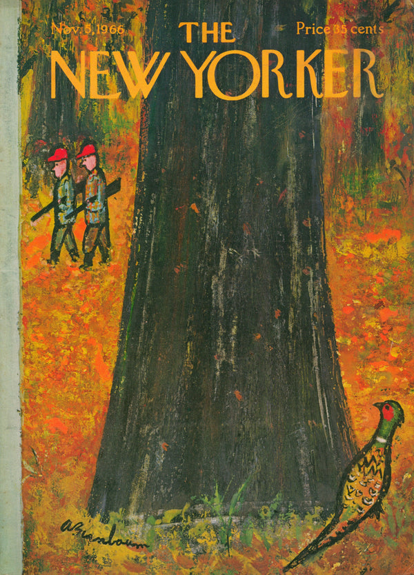 November Hunting- The New Yorker - Authentic Vintage Cover Art