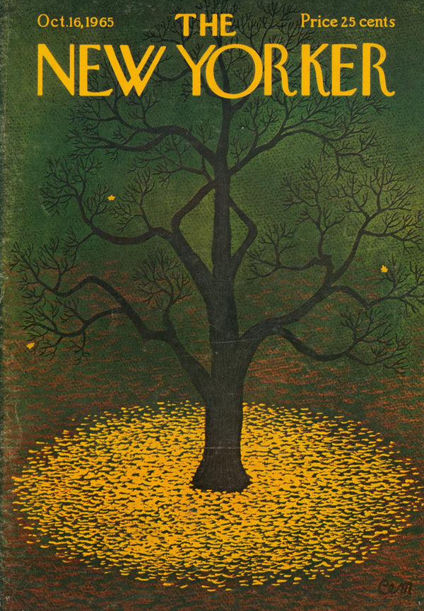 Autumn Gold-The New Yorker - Authentic Vintage Cover Art