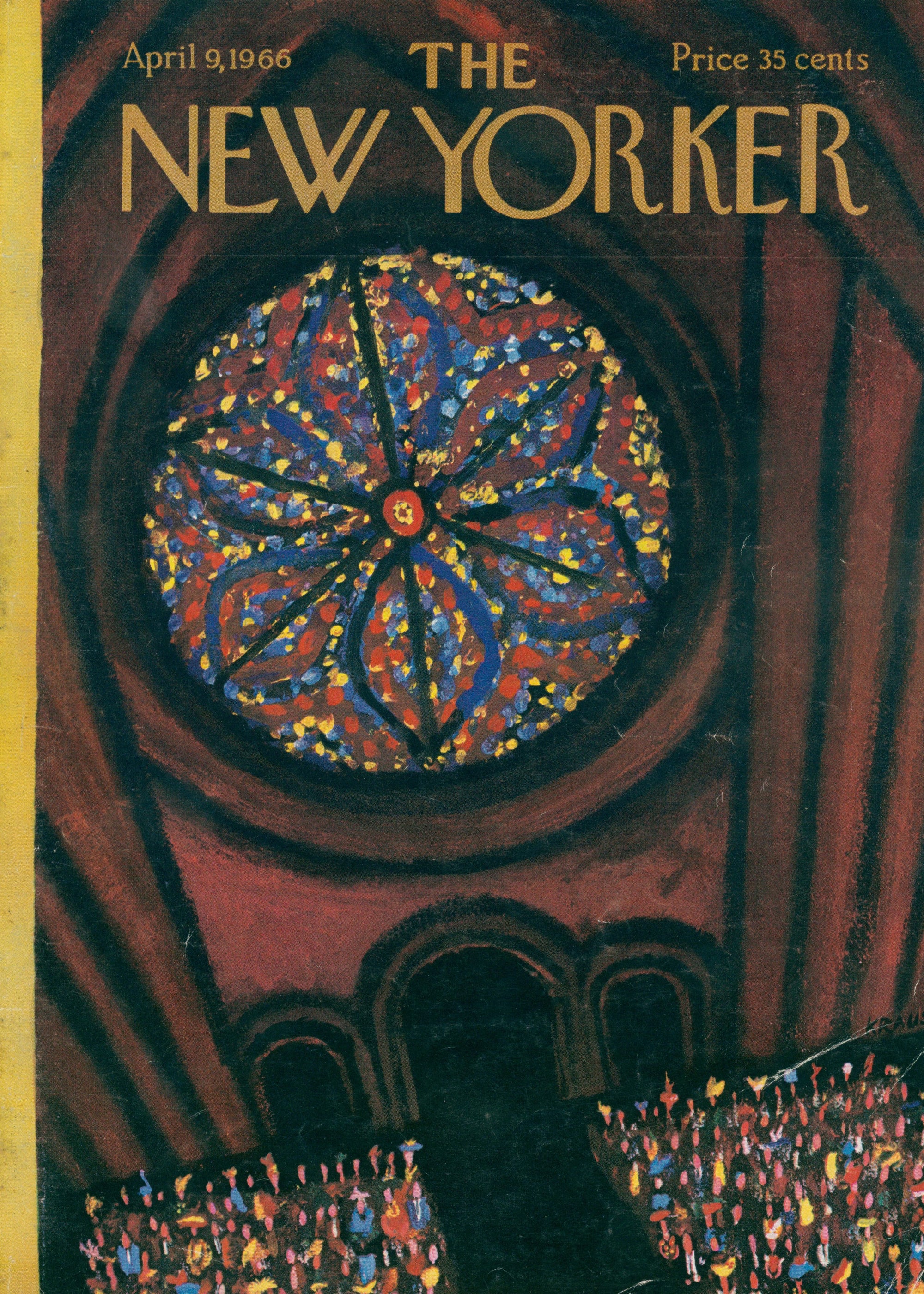 St. John the Divine- The New Yorker - Authentic Vintage Cover Art