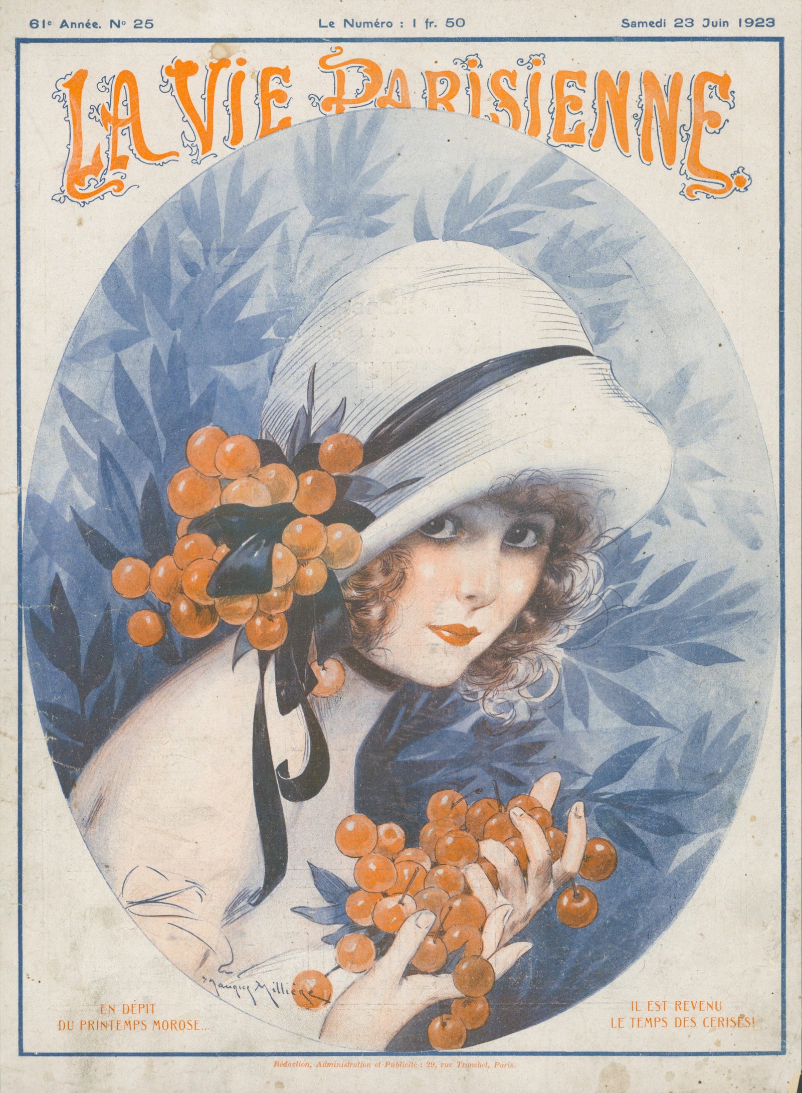 June, 1923- La Vie Parisienne - Authentic Vintage Cover Art