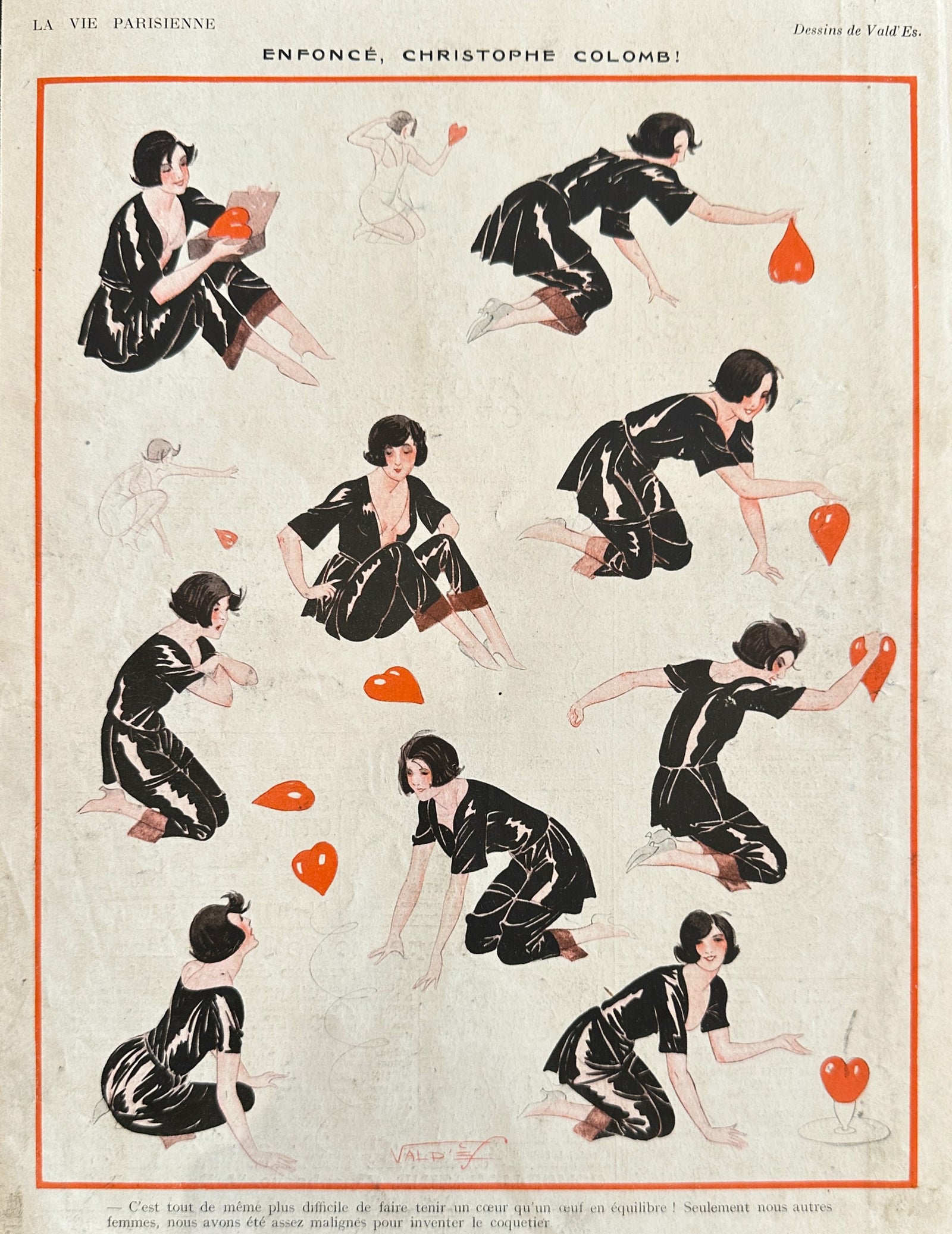 Enfoncé, C. Colomb- La Vie Parisienne - Authentic Vintage Cover Art