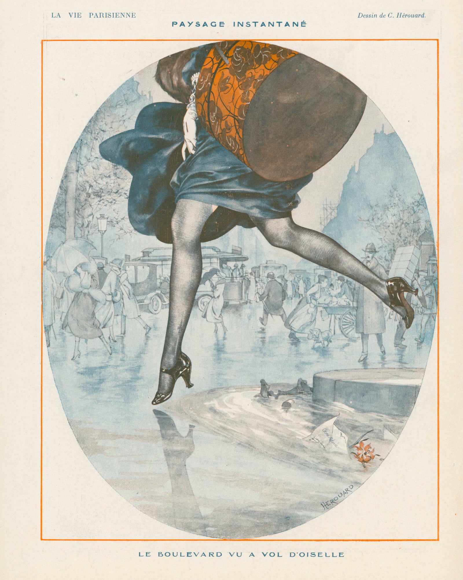 Paysage Instantané- La Vie Parisienne - Authentic Vintage Cover Art