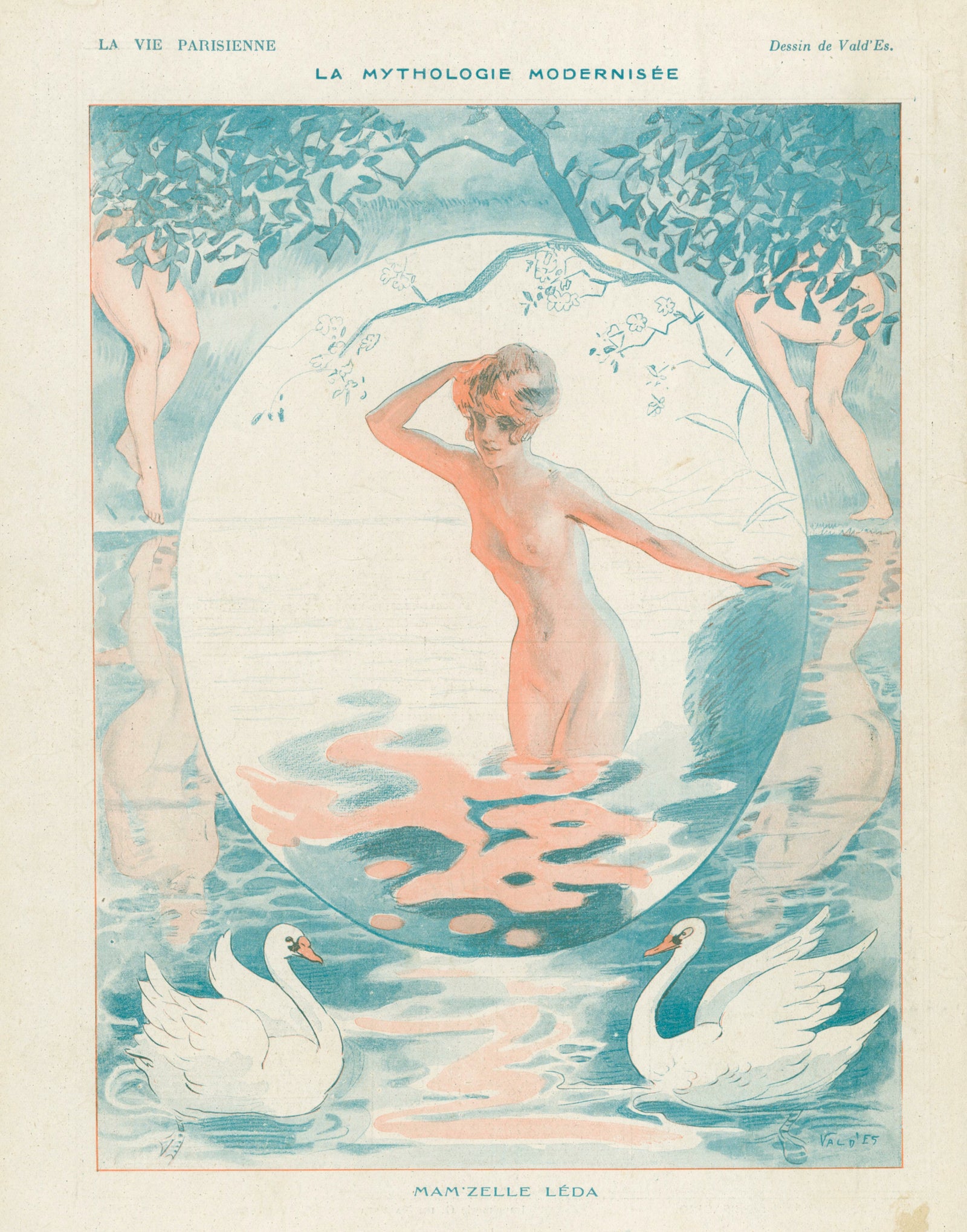 Mythologie- La Vie Parisienne - Authentic Vintage Cover Art