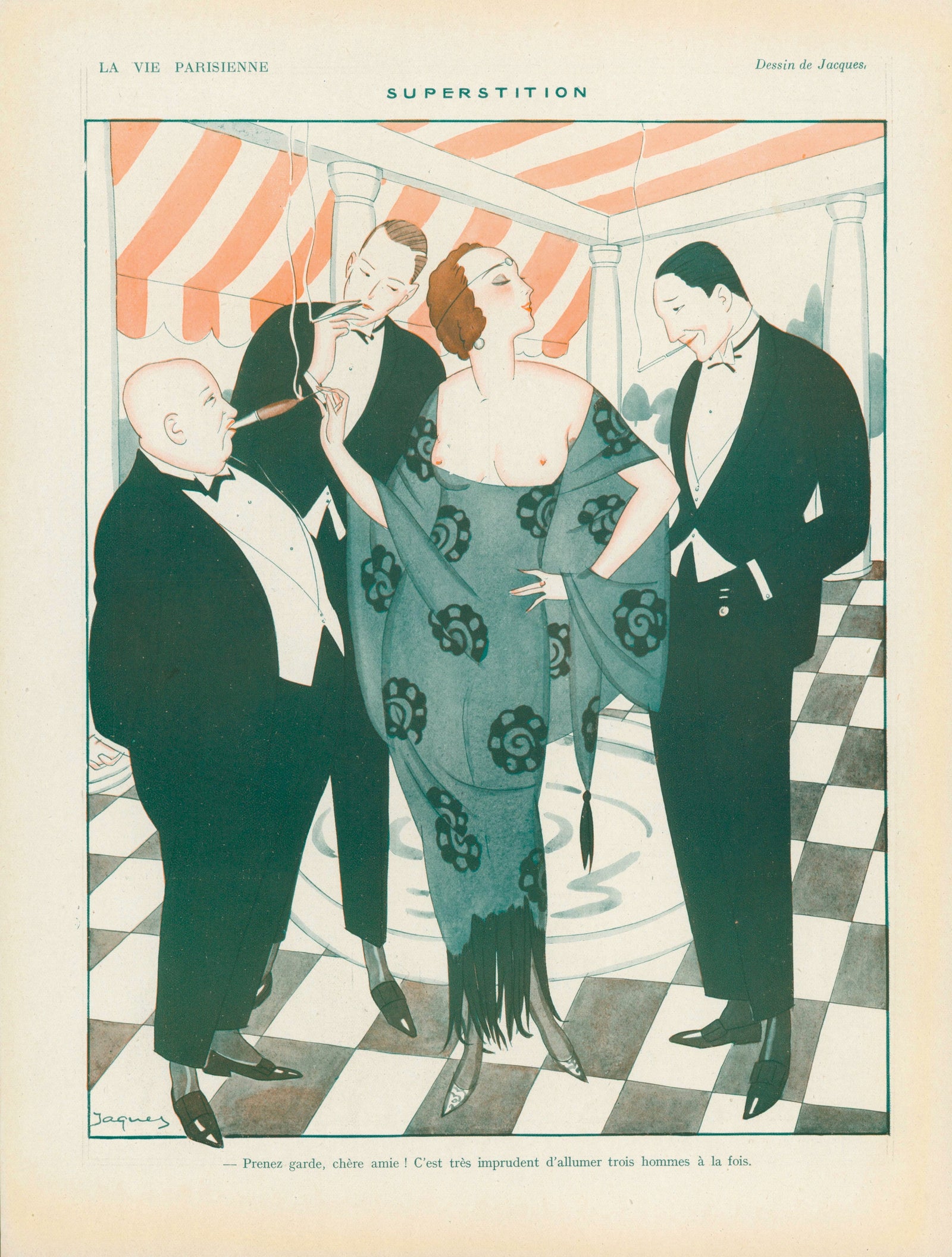 Supersition- La Vie Parisienne - Authentic Vintage Cover Art