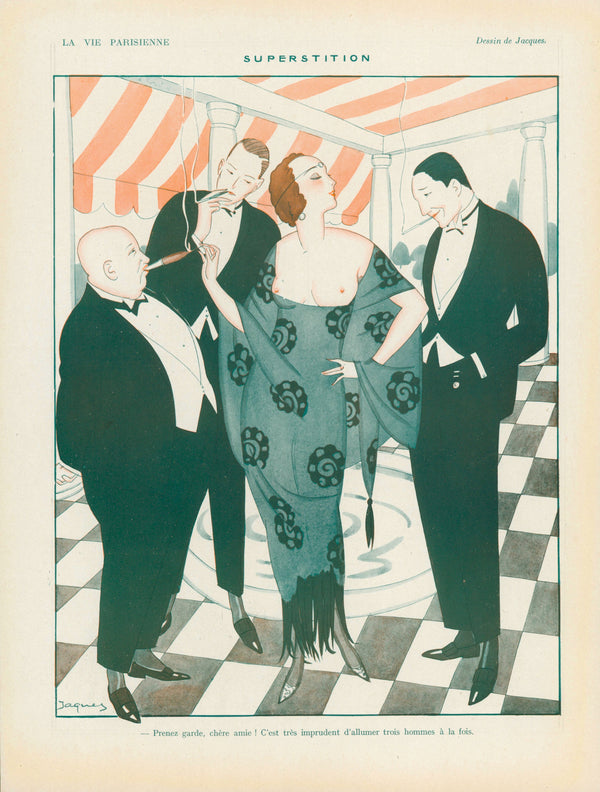 Supersition- La Vie Parisienne - Authentic Vintage Cover Art