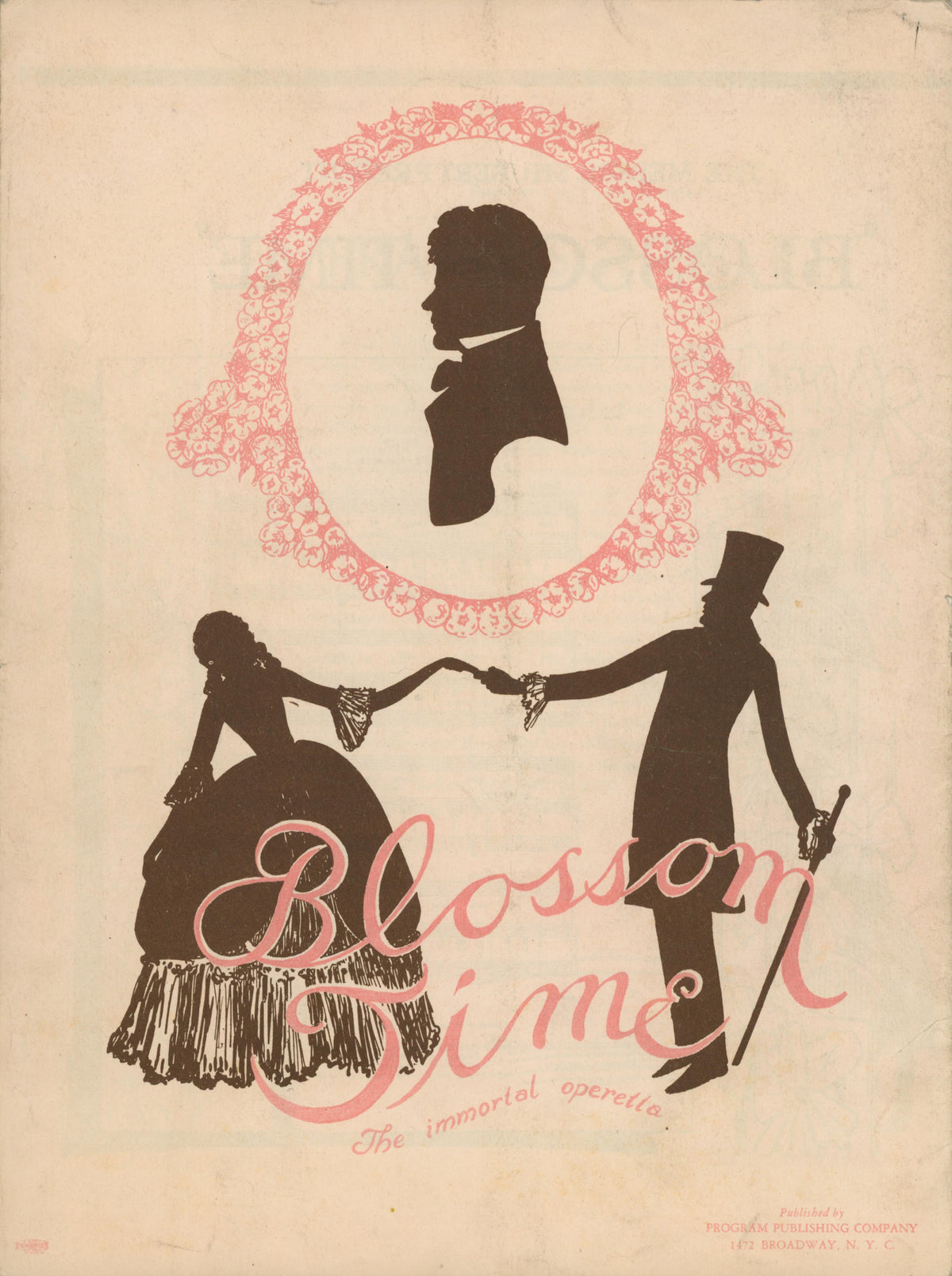 Blossom Time- Playbill - Authentic Vintage Magazine/Book