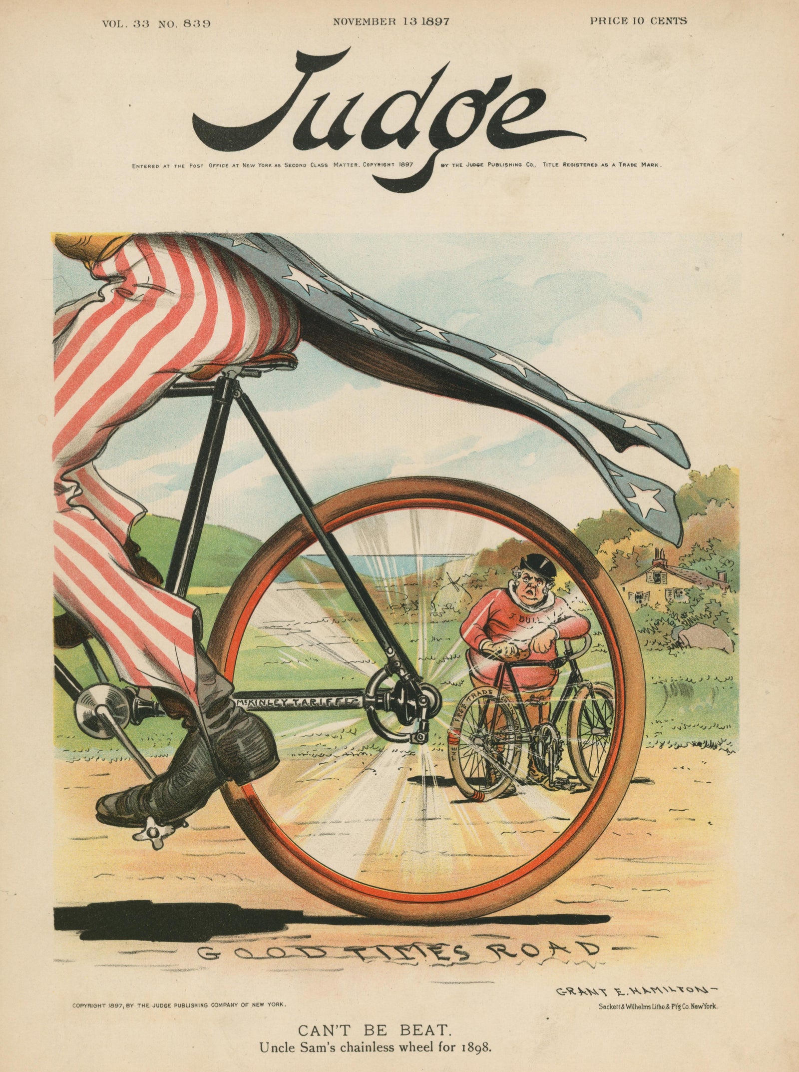 Can't be Beat- Judge Magazine - Authentic Vintage Cover Art