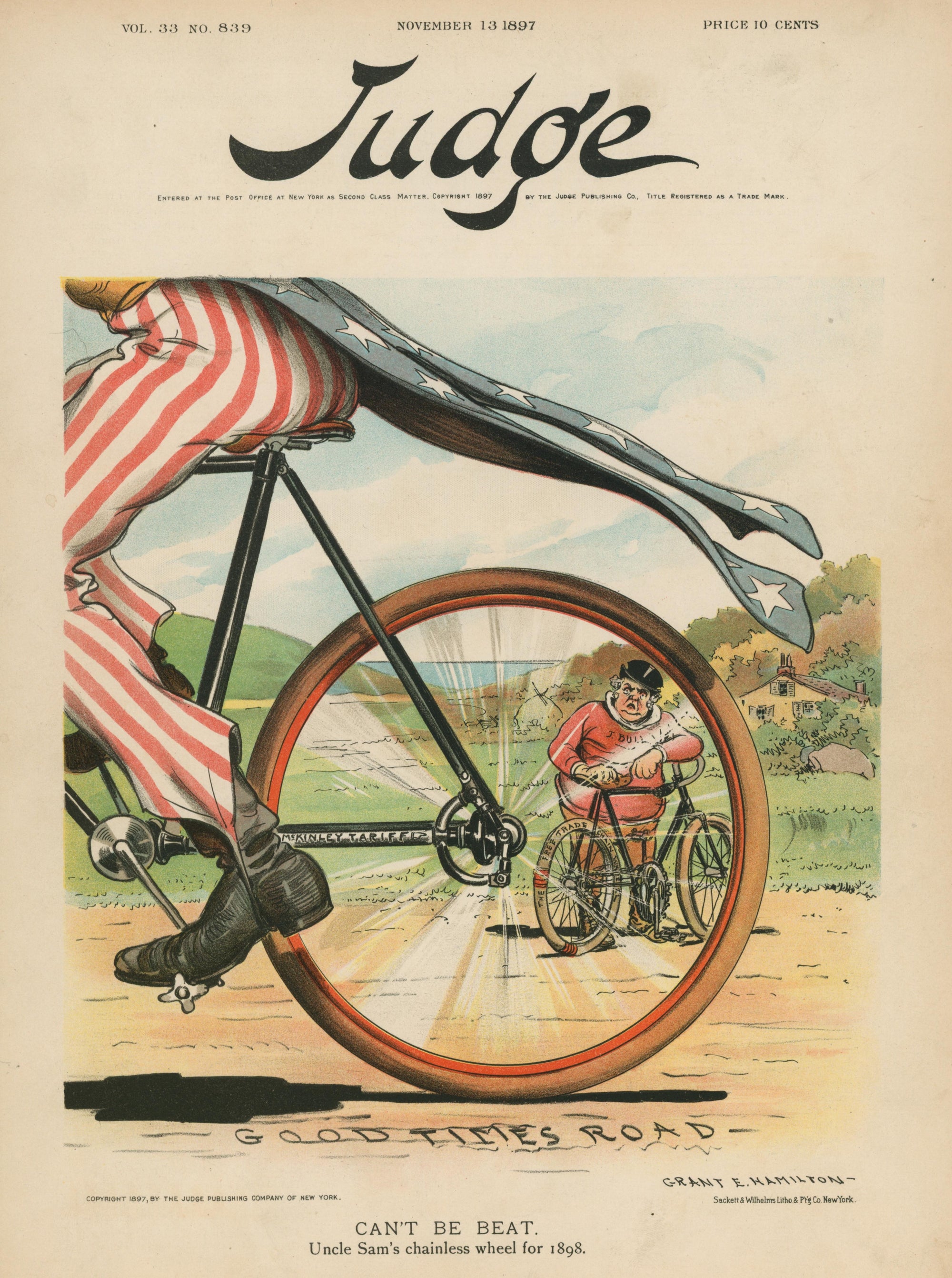 Can't be Beat- Judge Magazine - Authentic Vintage Cover Art