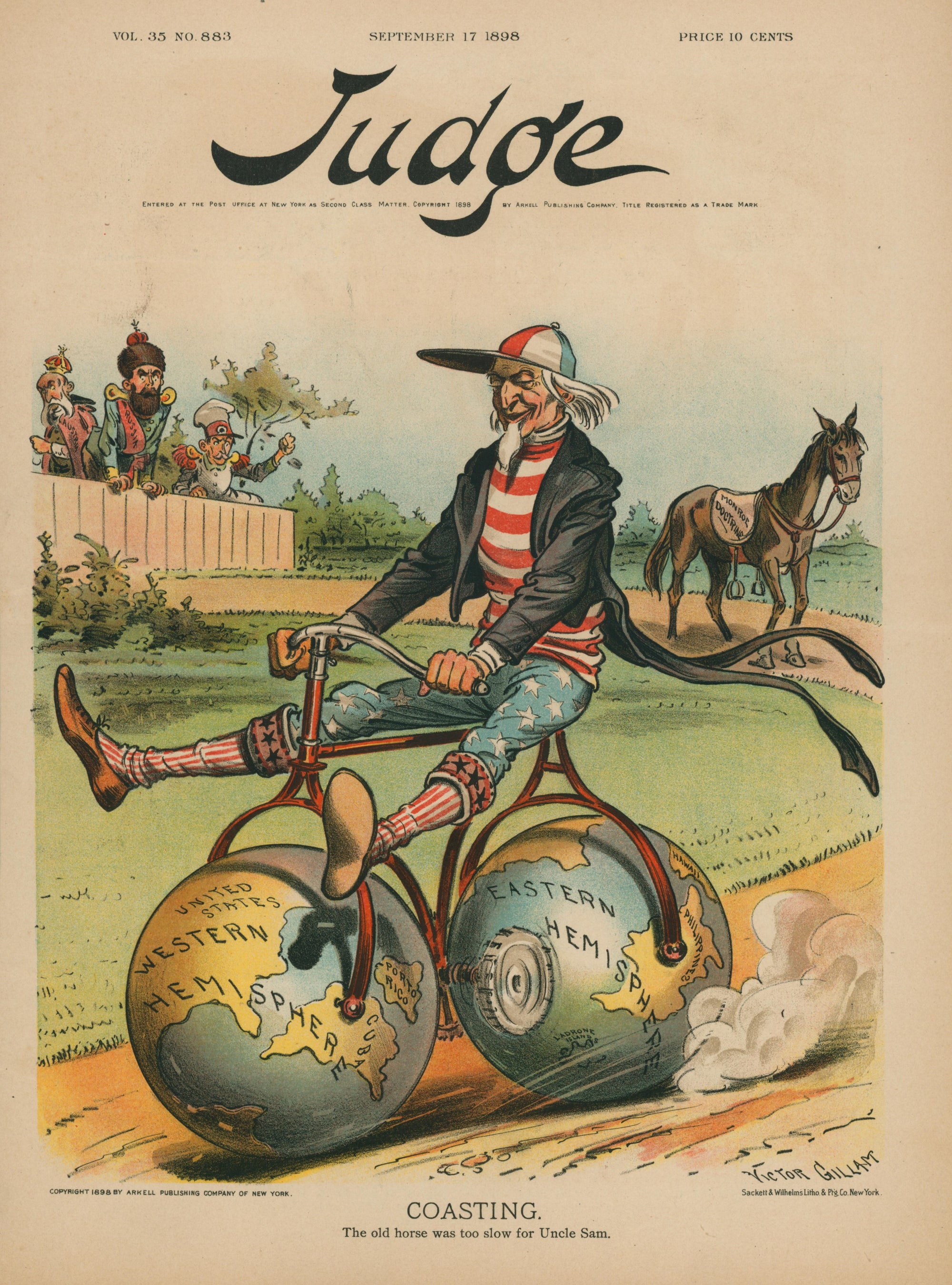 Coasting- Judge Magazine - Authentic Vintage Cover Art