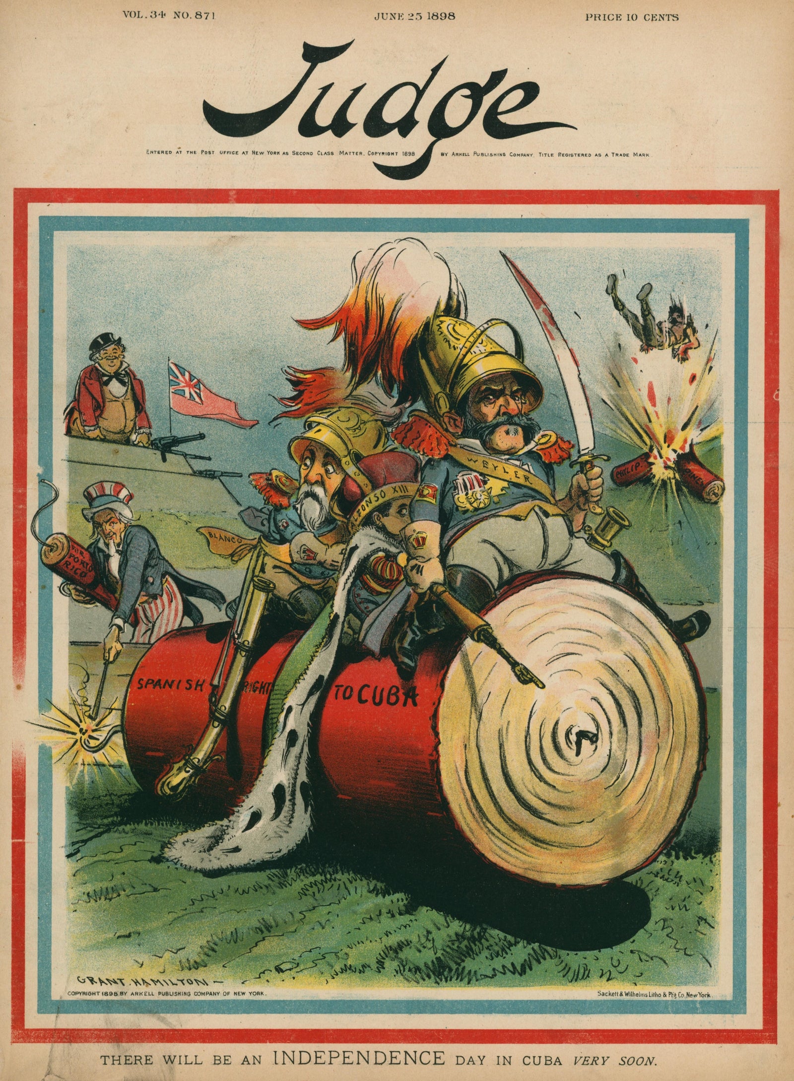 Independence Day- Judge Magazine - Authentic Vintage Cover Art