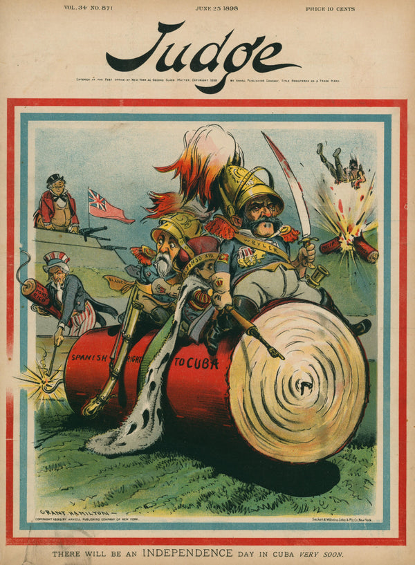 Independence Day- Judge Magazine - Authentic Vintage Cover Art