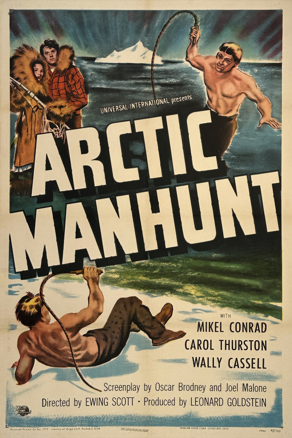 Arctic Manhunt - Authentic Vintage Poster