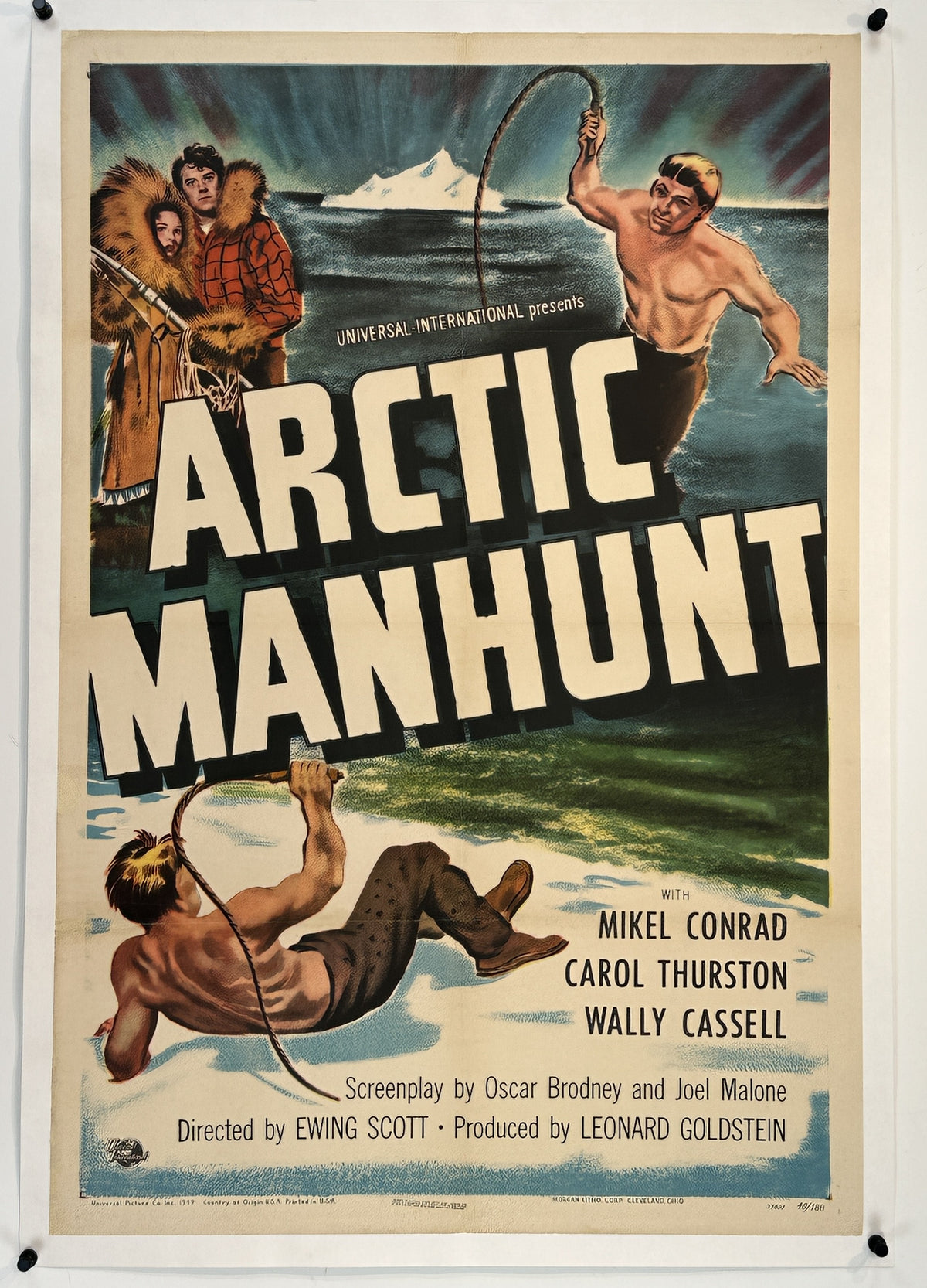 Arctic Manhunt - Authentic Vintage Poster