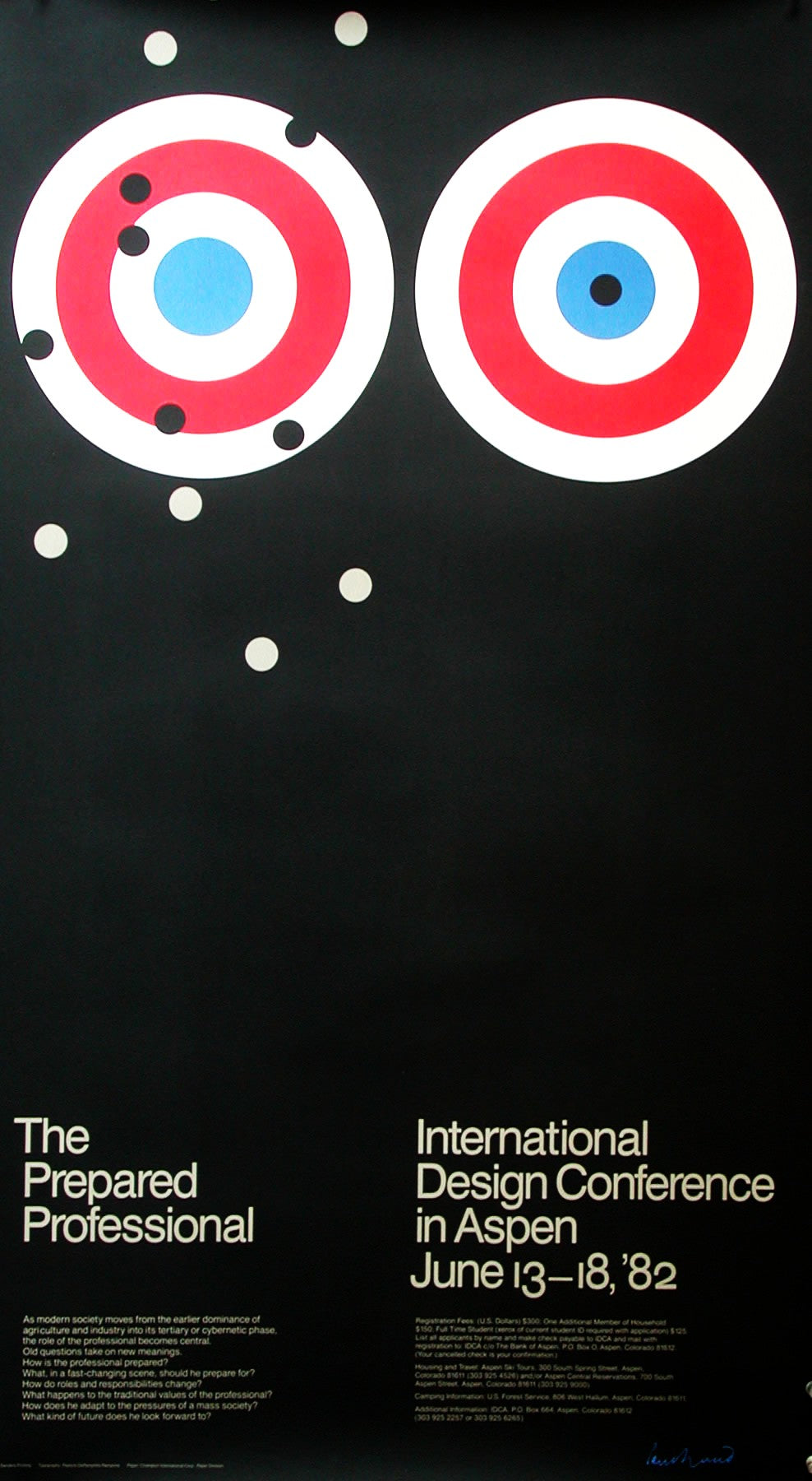 International Design Conference, Aspen - Authentic Vintage Poster