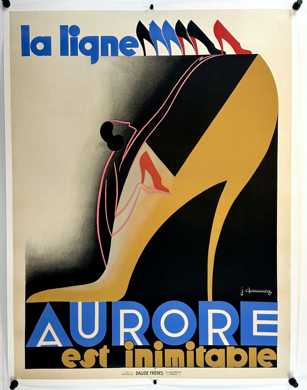 Aurore Shoes - Authentic Vintage Poster
