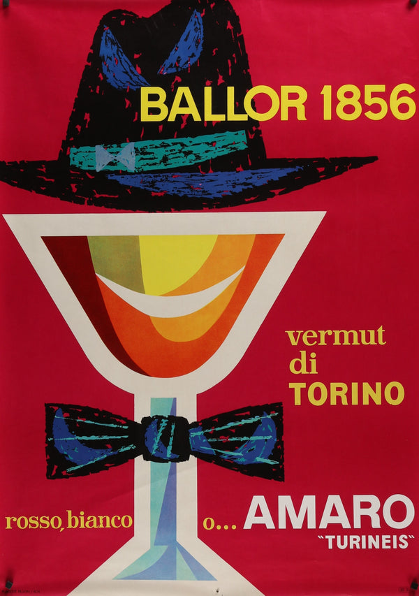 Ballor Vermouth - Authentic Vintage Poster
