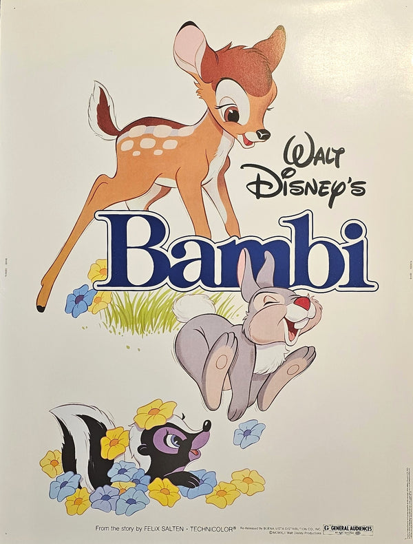 Bambi, Walt Disney Poster - Authentic Vintage Posters