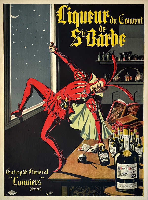 Liqueur St. Barbe - Authentic Vintage Poster