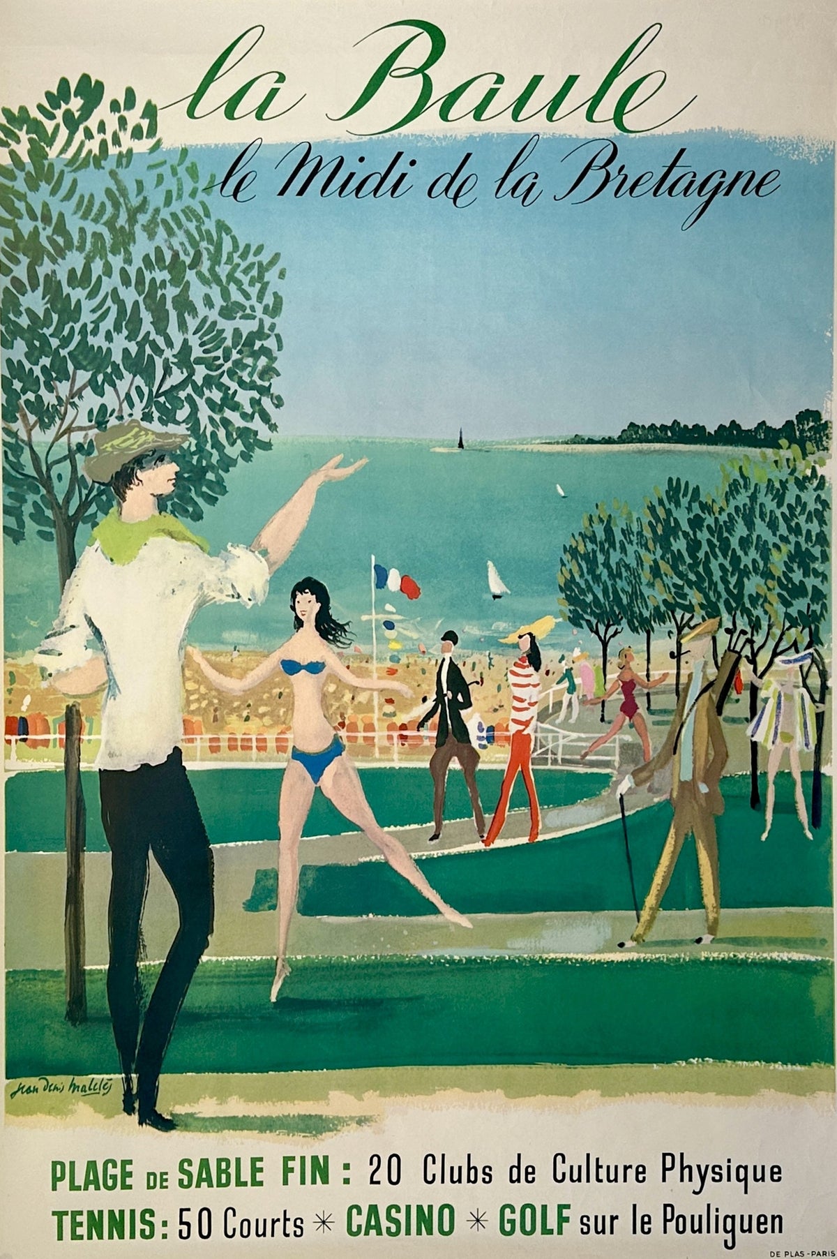 La Baule - Authentic Vintage Poster
