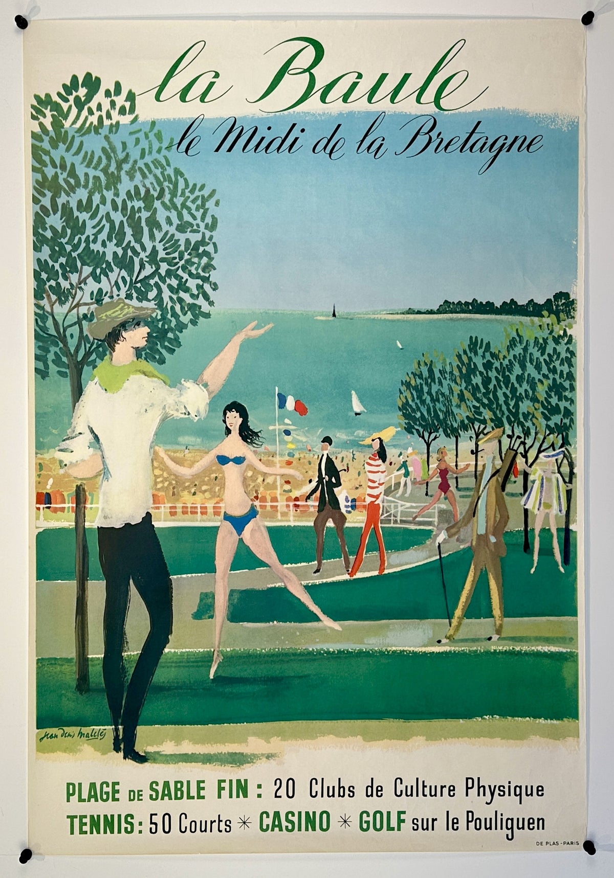 La Baule - Authentic Vintage Poster