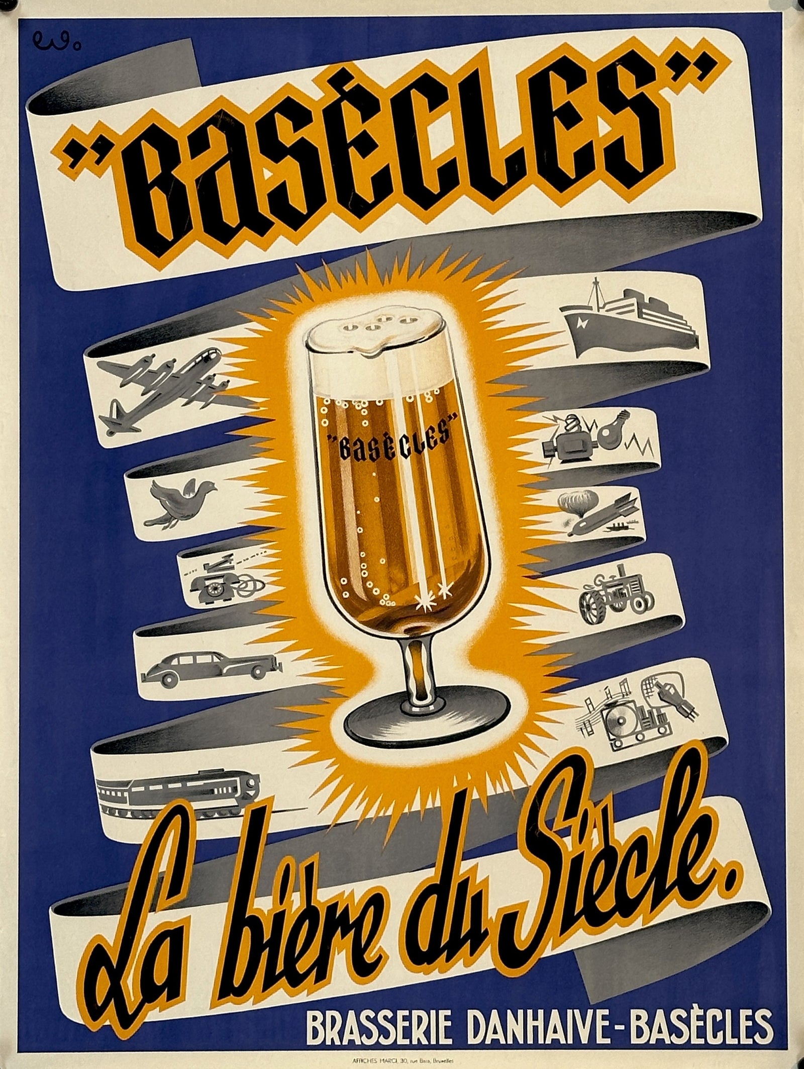 Masecles La Biere du Siecle (1) - Authentic Vintage Poster