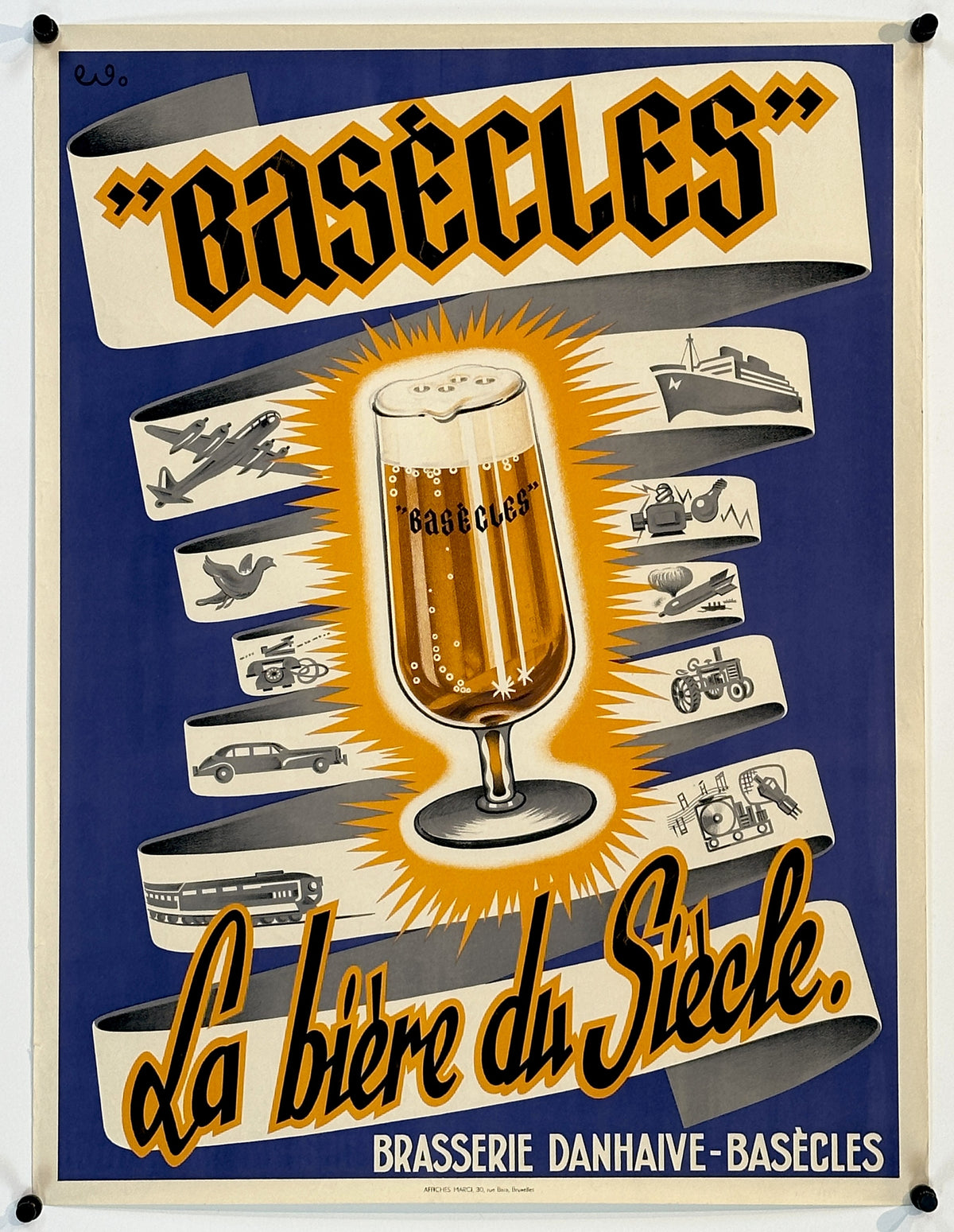 Masecles La Biere du Siecle (1) - Authentic Vintage Poster